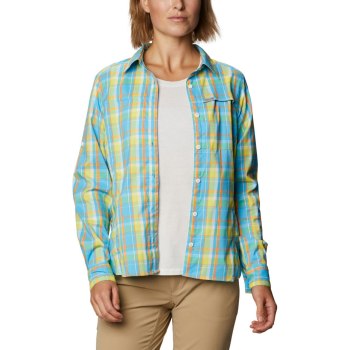 Columbia Overhemd Dames, Willow Orchard Lite Long Sleeve Blauw, 21ZSRQKHJ